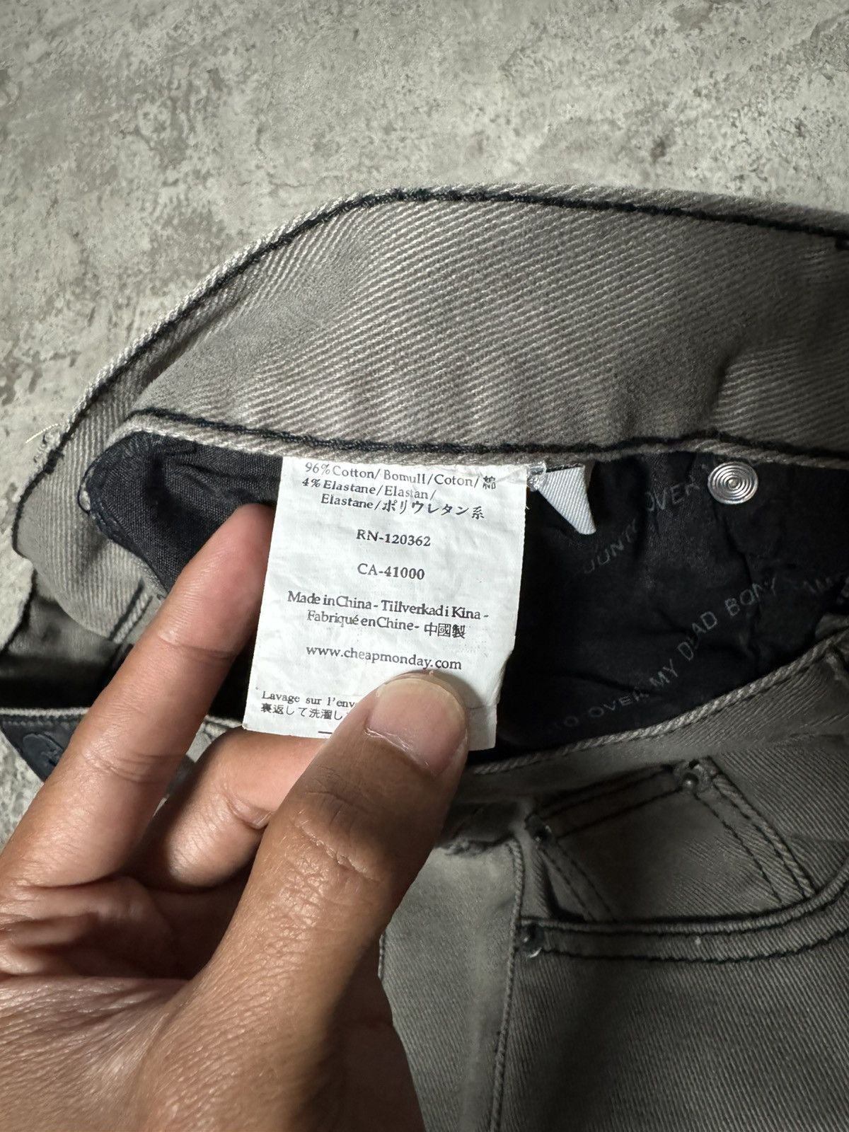 Cheap Monday CHEAP MONDAY JEANS SUD BIKER LIKE JAPANESE STYLE Size US 31 - 7 Thumbnail