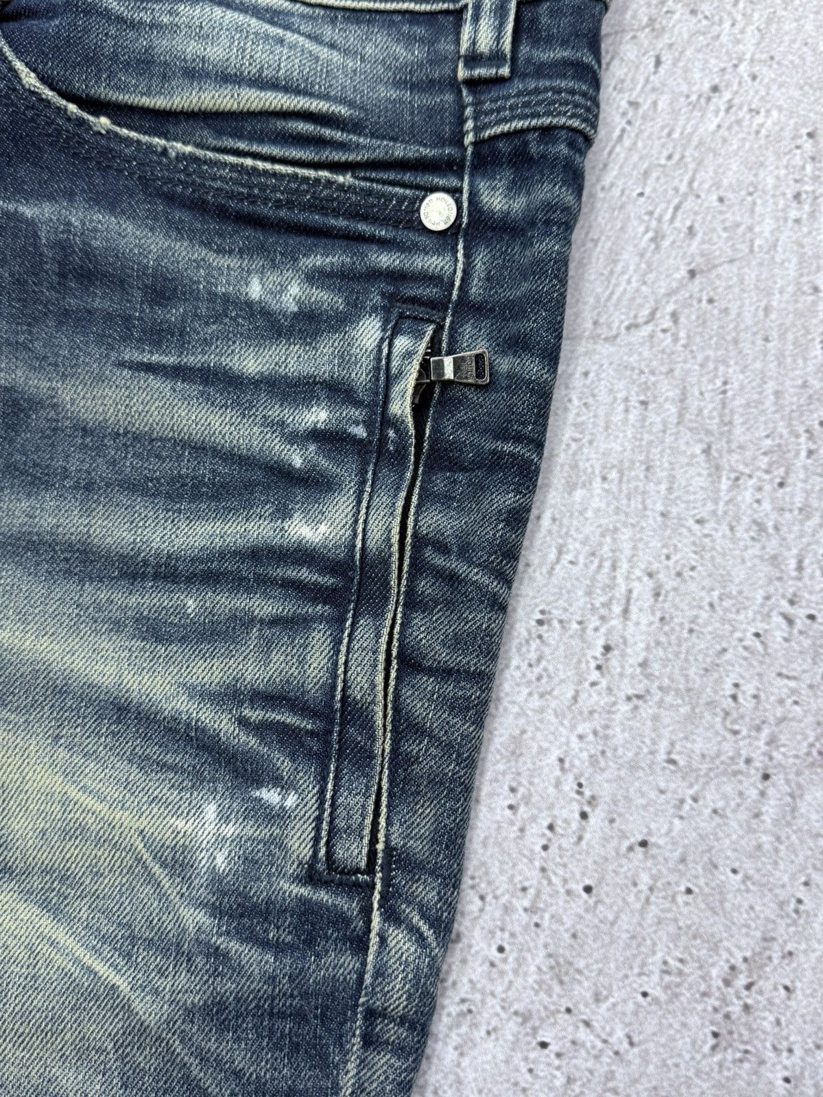 Neil Barrett Vintage Neil Barrett Hedi Slimane Style Washed Jeans Size US 32 / EU 48 - 3 Thumbnail