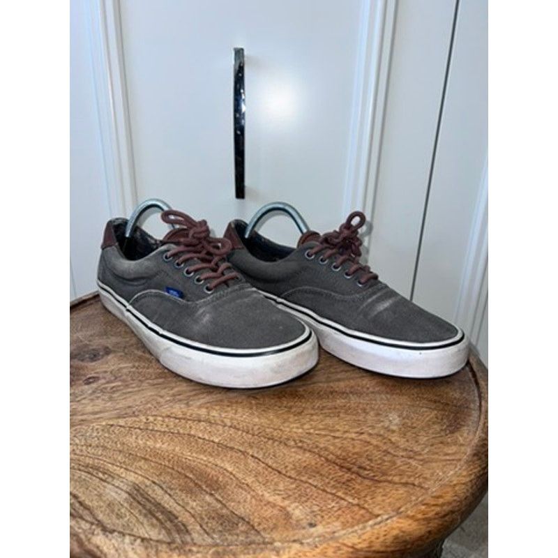 Vans Vans Era 59 Men's Size 9.5 Gray Canvas Leather Accent Size US 9.5 / EU 42-43 - 1 Thumbnail