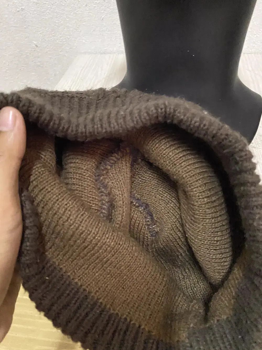 Vintage Japanese Brand Knit Beanie Hat Size ONE SIZE - 5 Thumbnail