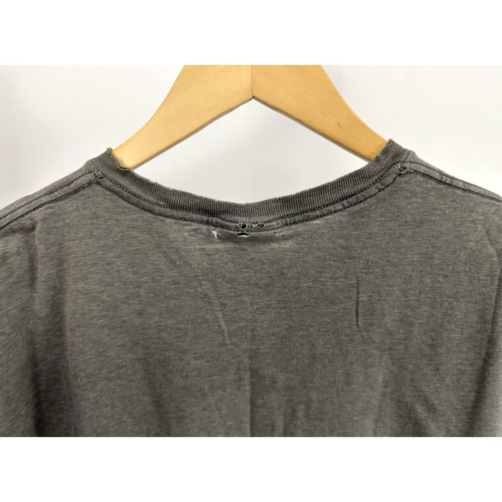 Polo Ralph Lauren VTG Polo Ralph Lauren Pony Pocket Front Thrashed Worn T-Shirt Size S Charcoal Mens Short Sleeve Distressed 90s Polo Shirt Size US S / EU 44-46 / 1 - 5 Thumbnail