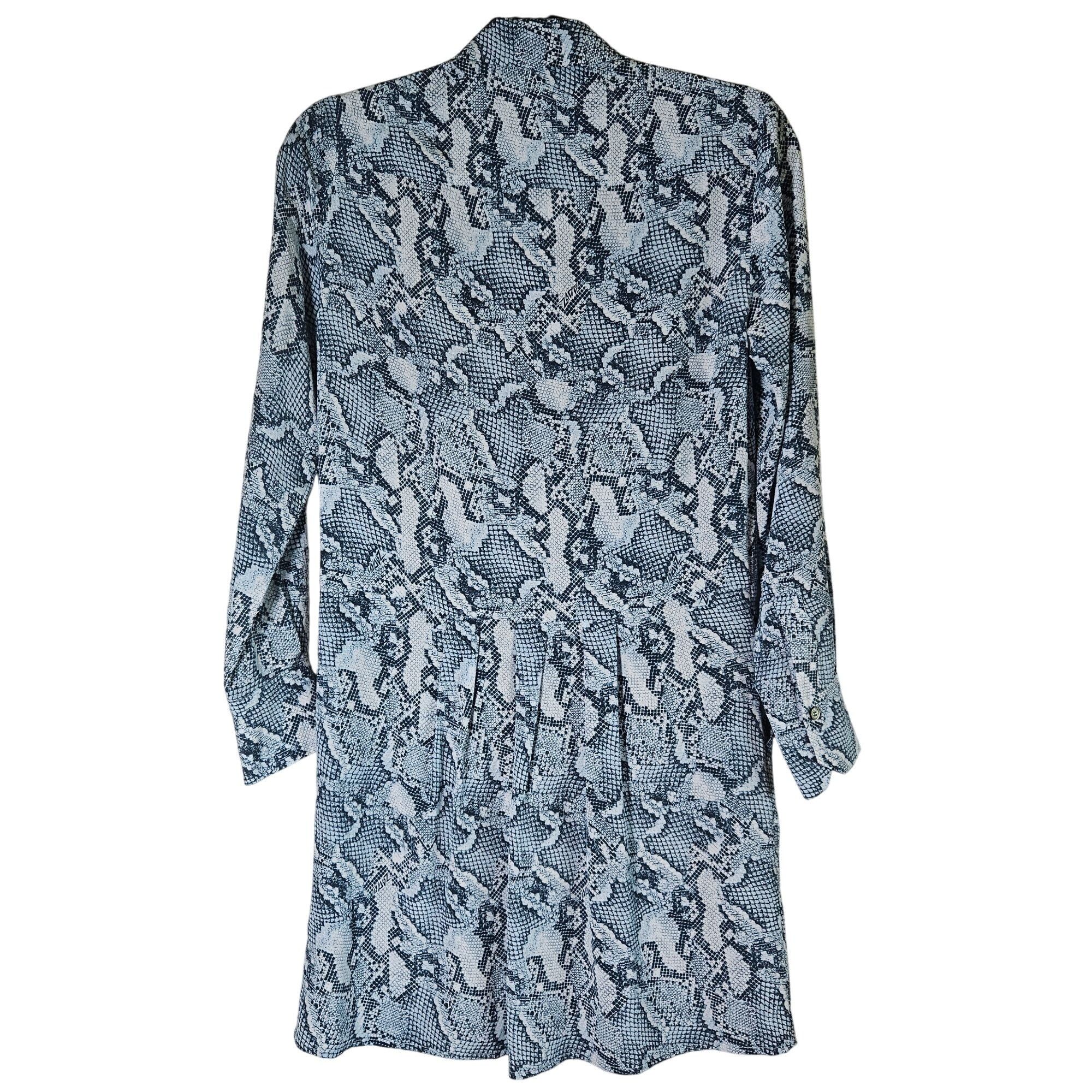 Zadig & Voltaire Zadig & Voltaire Rougi Snake Women Silk Dress XS Parisian Wh Size XS / US 0-2 / IT 36-38 - 4 Thumbnail