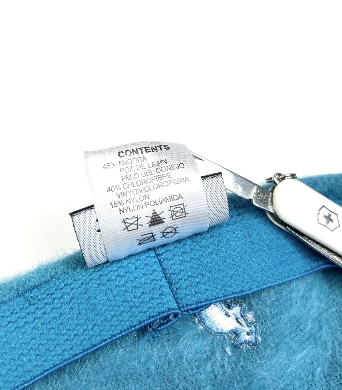 Kangol × Vintage rare Kangol vintage Shavora 506 Fuzzy Cap Blue Hat Y2k Size 30 - 12 Thumbnail