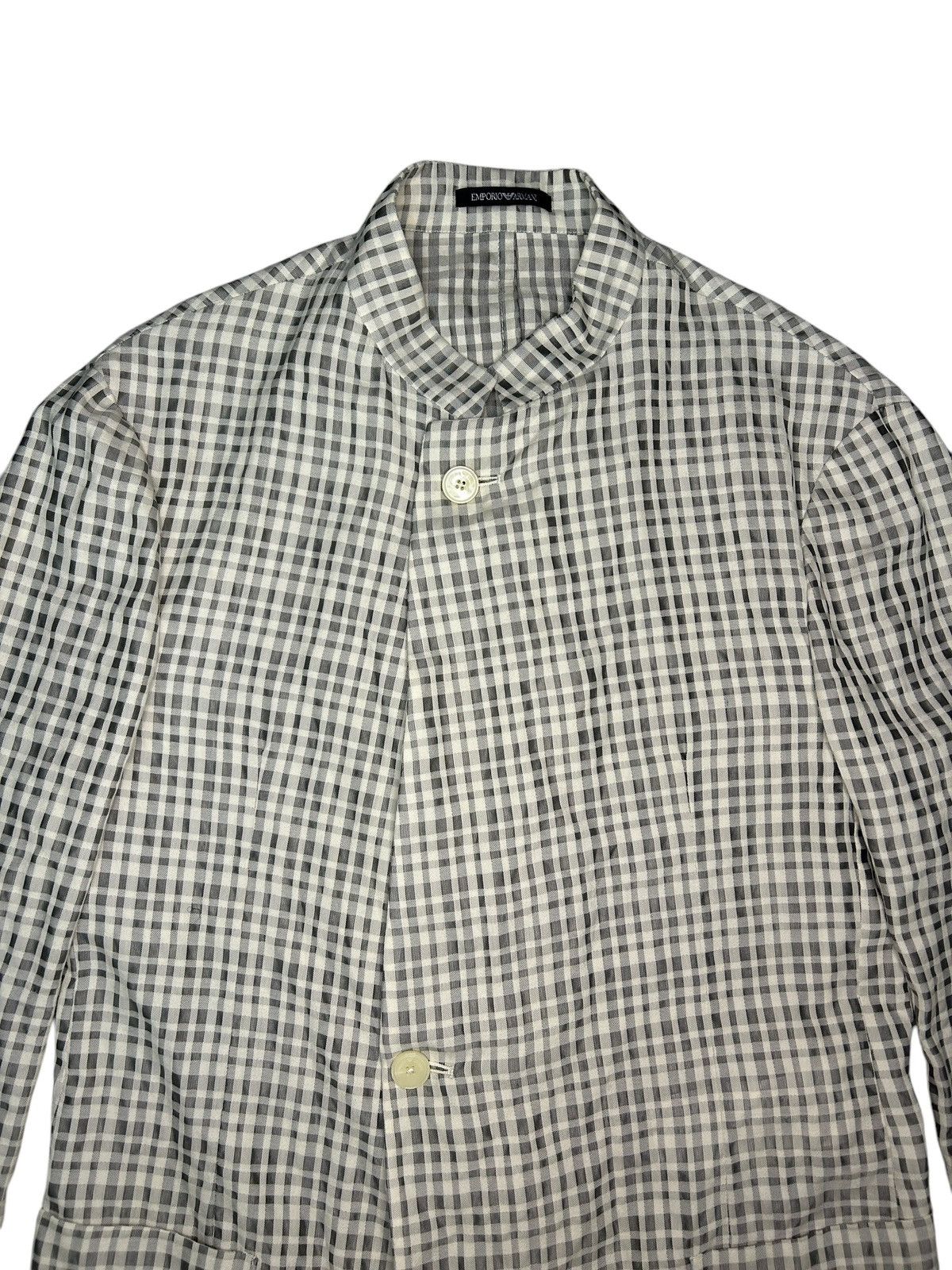 Emporio Armani S/S 21 Lightweight Patterned Blazer Size 50R - 3 Thumbnail