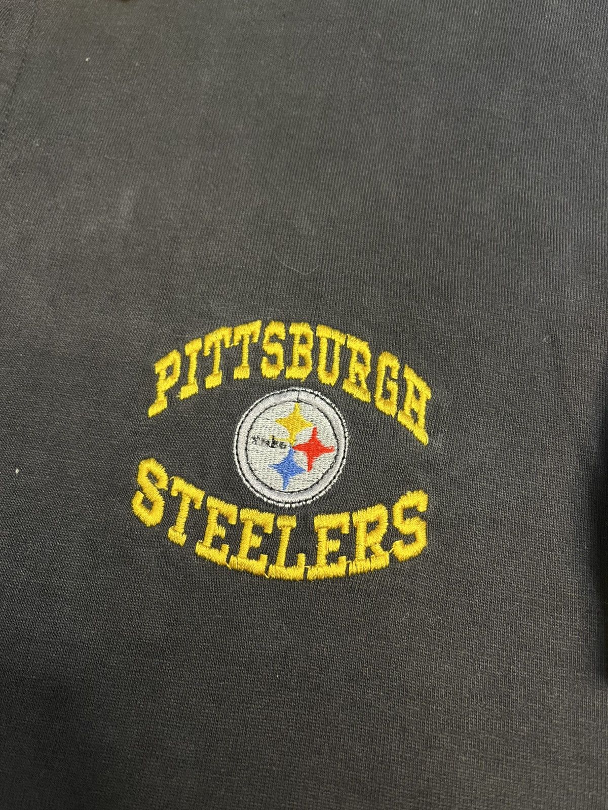 NFL Vintage 90s The Edge NFL Pittsburgh Steelers Polo T Shirt Size US XL / EU 56 / 4 - 2 Thumbnail