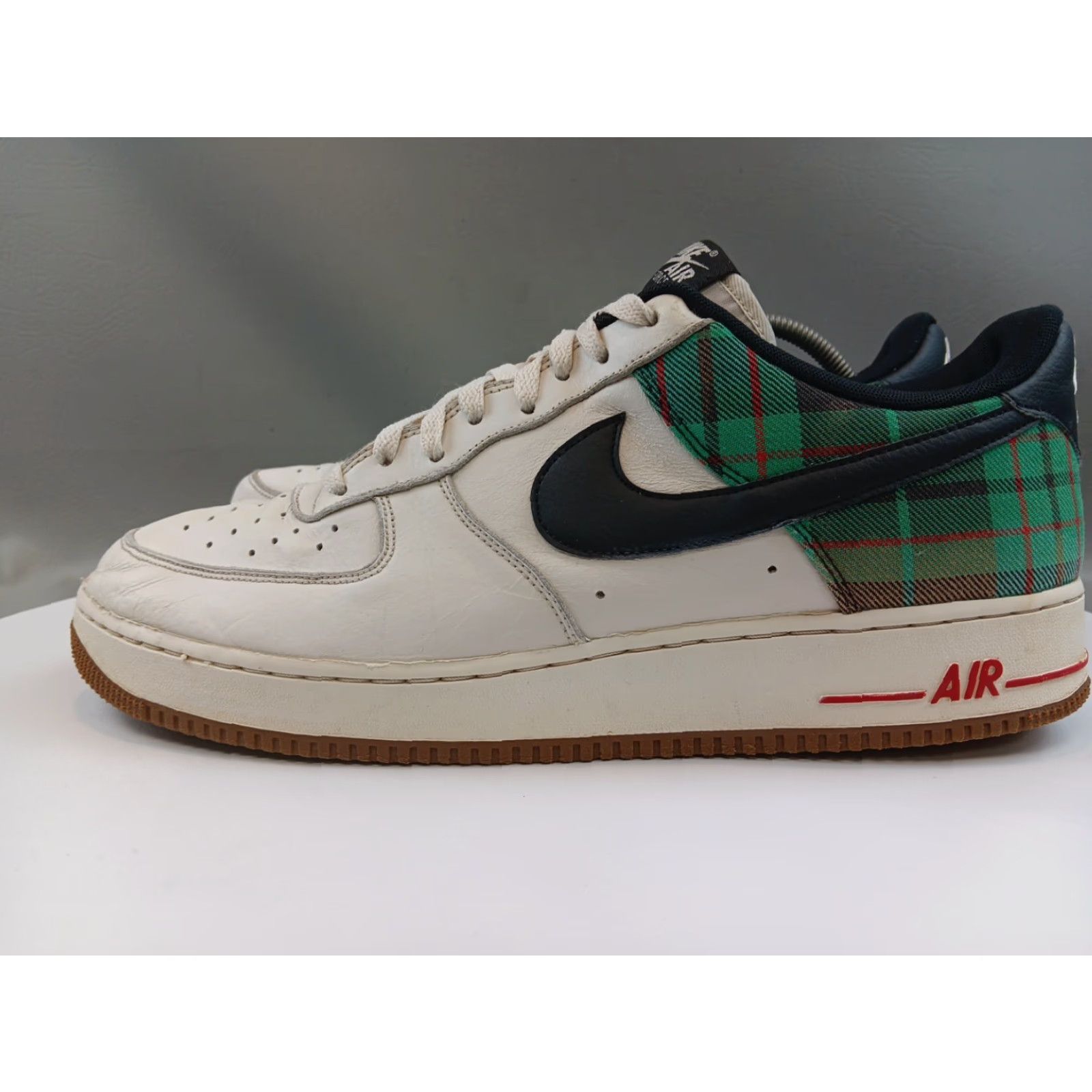 Nike Nike Air Force 1 Low ‘07 DV0791-100 Plaid Pale Ivory Stadium Green Mens Size 15 Leather Shoes Size ONE SIZE - 6 Thumbnail