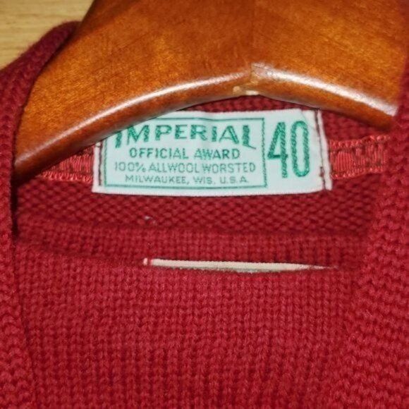 Vintage Imperial Vintage 100% All Wool Worsted Sz. 40 2 pc Matching Size M / US 6-8 / IT 42-44 - 4 Thumbnail