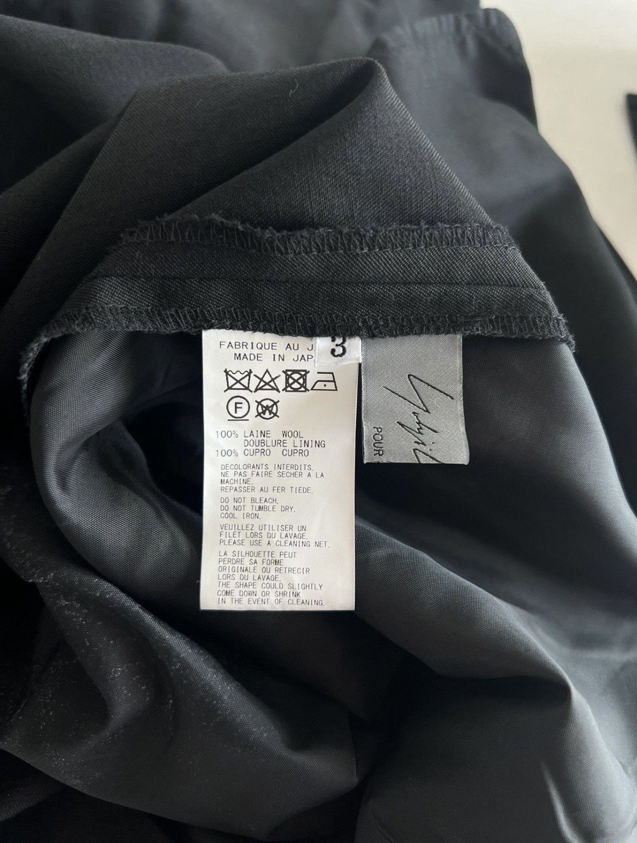 Yohji Yamamoto Yohji Yamamoto Pour Homme 12 Tuck Thick Wide Trousers Size US 34 / EU 50 - 20 Thumbnail
