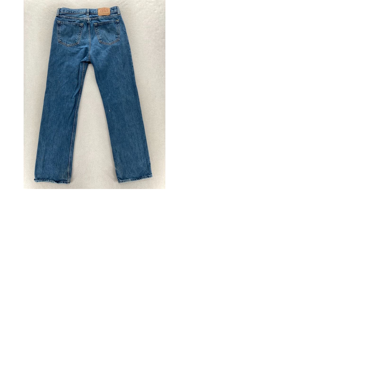 Gap VINTAGE Gap 1969 Jeans Mens 30x32 Straight Leg Dark Stone Wash Blue Denim Y2K Size US 30 / EU 46 - 11 Thumbnail