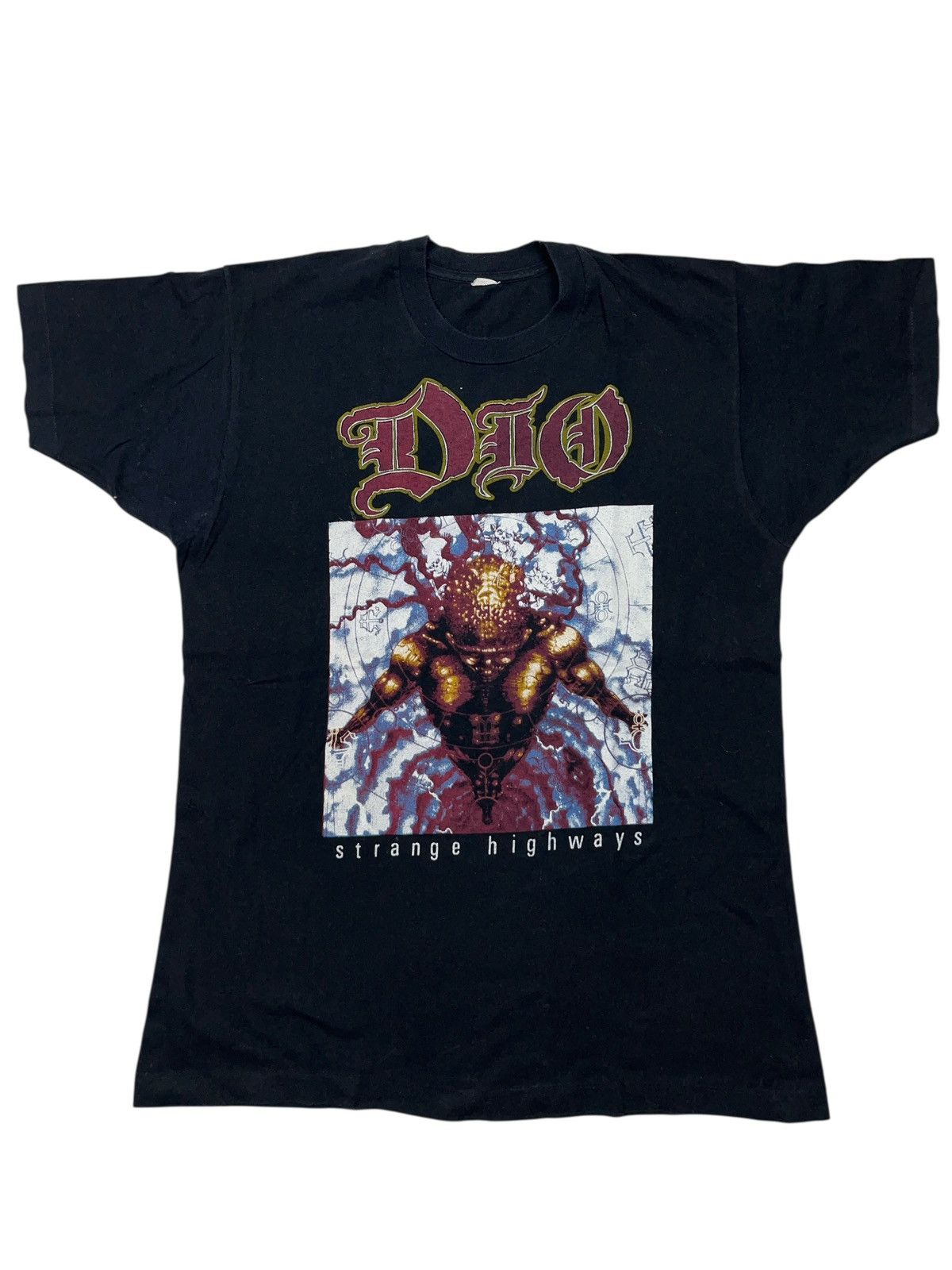 Band Tees × Vintage Vintage Dio Strange Highways European Tour 1993 Shirt Metal Size US L / EU 52-54 / 3 - 1 Thumbnail