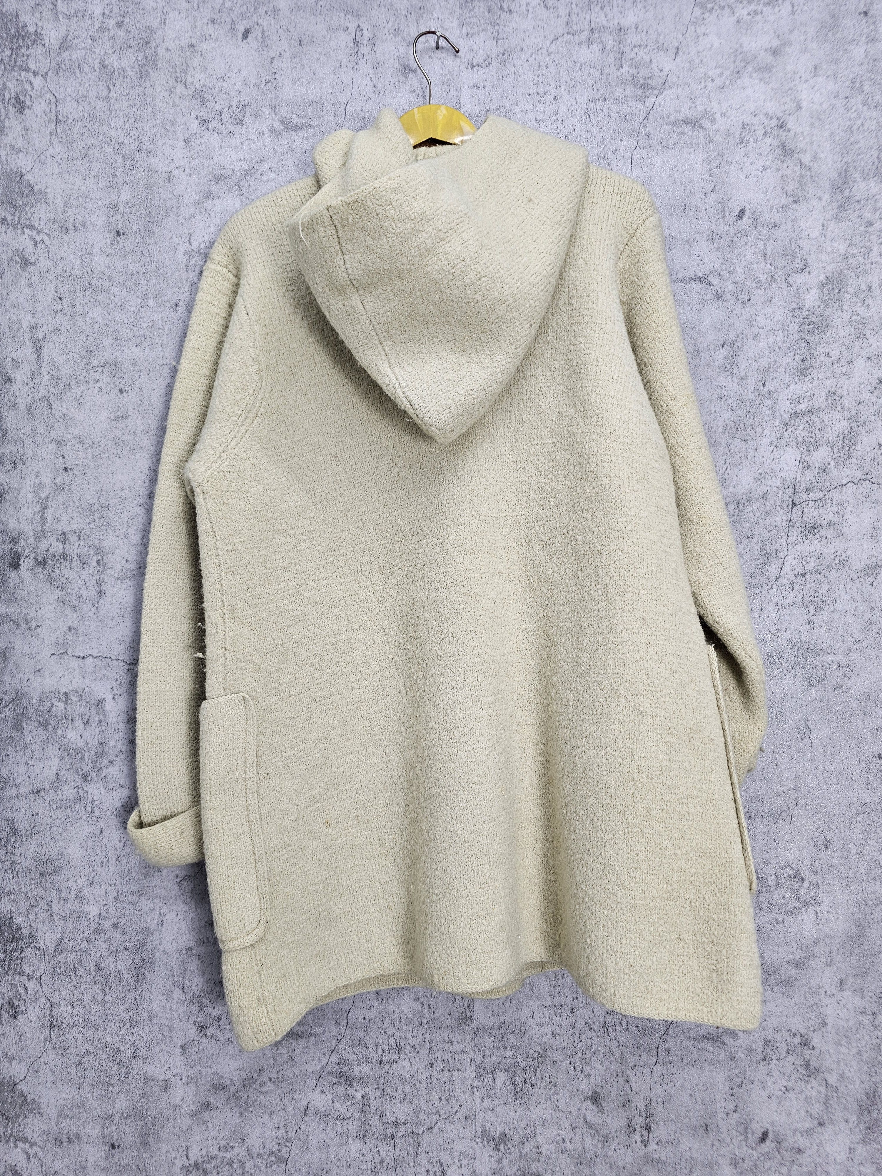Japanese Brand Y's For Living Yohji Yamamoto Knit Wool Coat Jacket J0080 Size US M / EU 48-50 / 2 - 2 Thumbnail