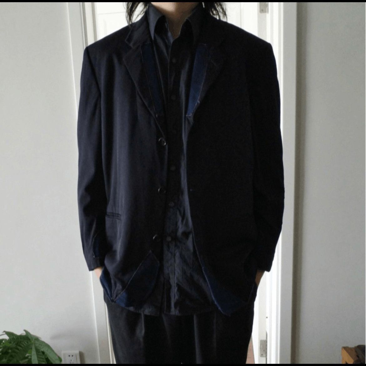 Comme des Garcons Homme Plus Comme Des Garcons Homme Denim Patches Blazer Jacket-2507 Size US M / EU 48-50 / 2 - 9 Thumbnail