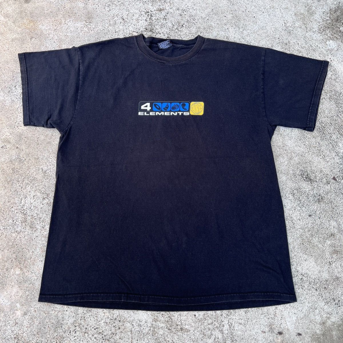 Rap Tees Vintage Y2K 4 Elements HipHop Graphic Streetwear ODM Tee DJ Size US XL / EU 56 / 4 - 6 Thumbnail