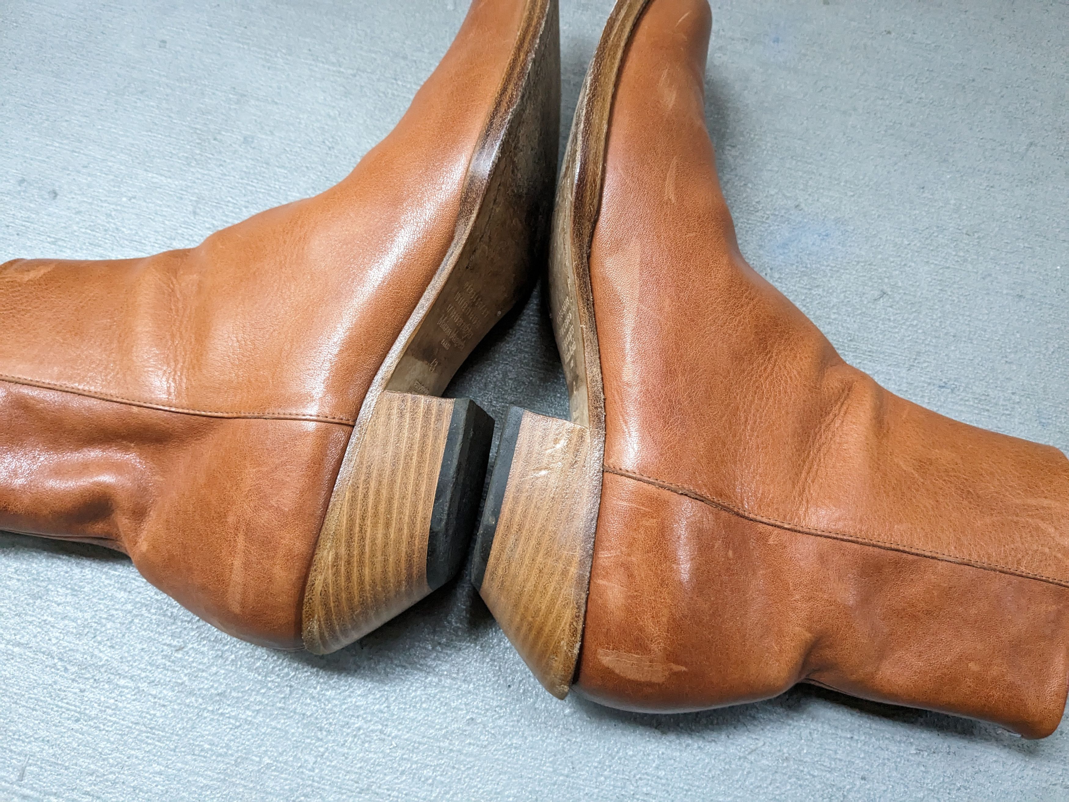 Maison Margiela Maison Margiela Side Zip Boots Brown 10 43 Leather Tan Size US 10 / EU 43 - 7 Thumbnail