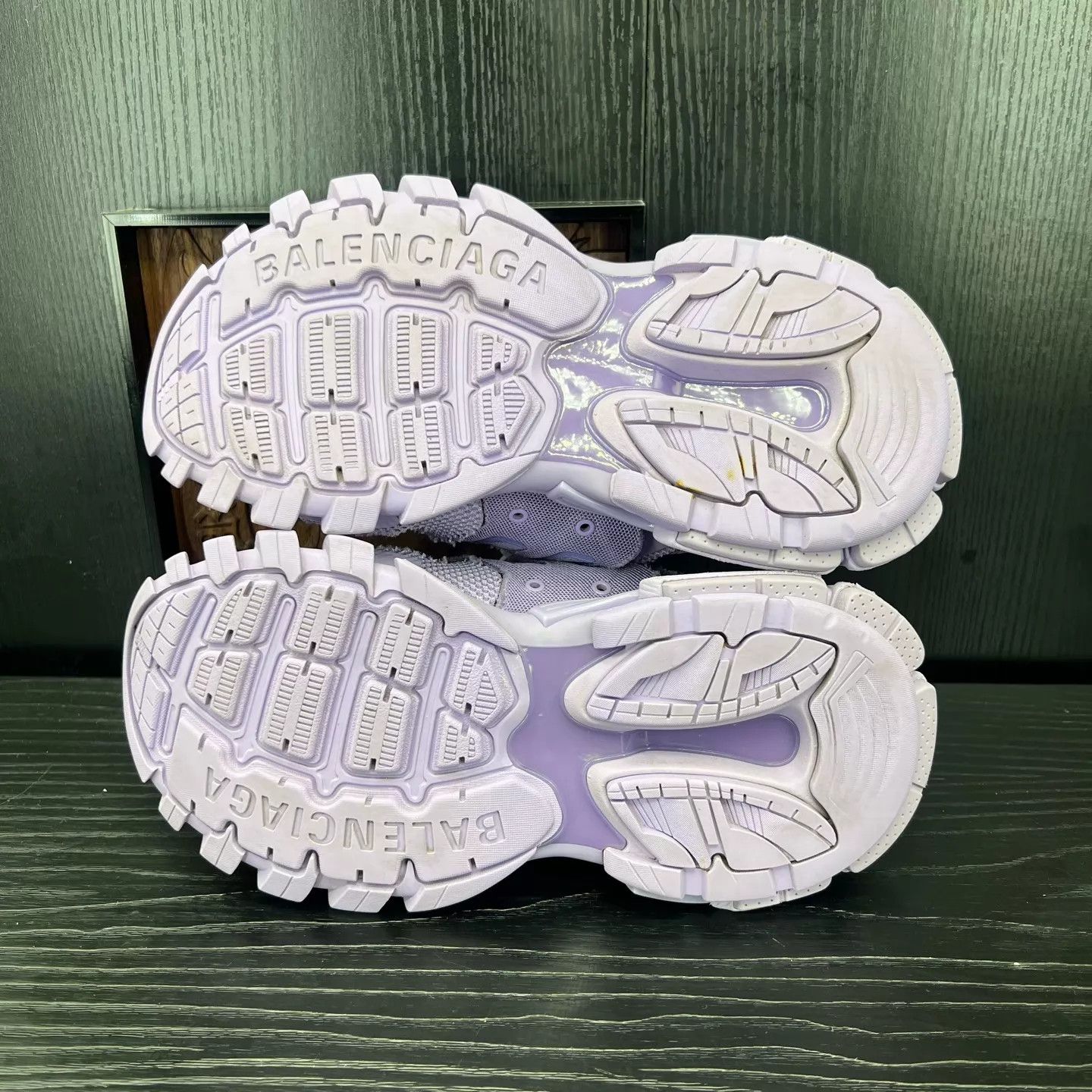 Balenciaga BALENCIAGA Track Slide Lavender 37 Like New Size US 6.5 / IT 36.5 - 6 Thumbnail