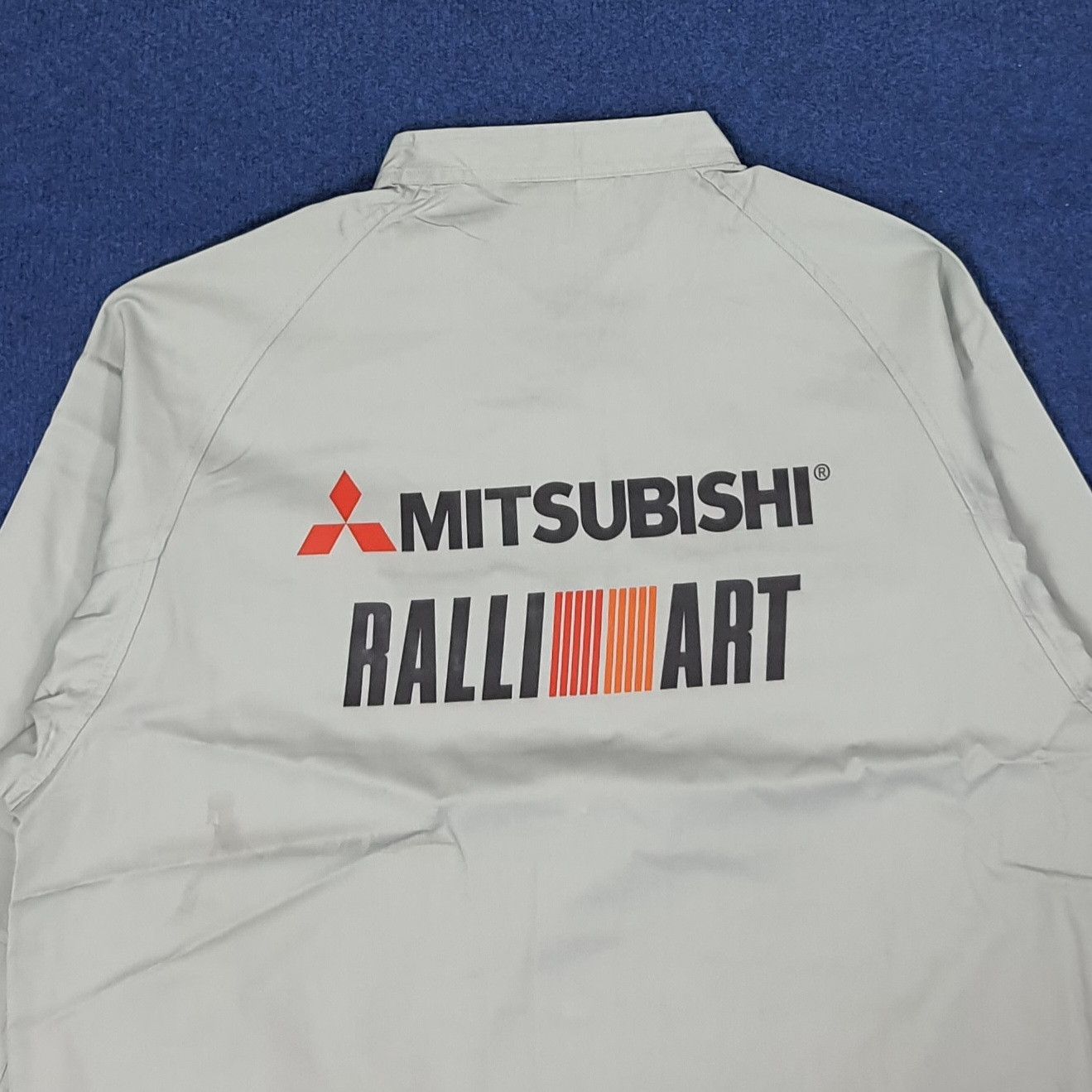 Japanese Brand Vintage Mitsubishi RalliArt Racing Sports Jacket C247N3 Size US M / EU 48-50 / 2 - 2 Thumbnail