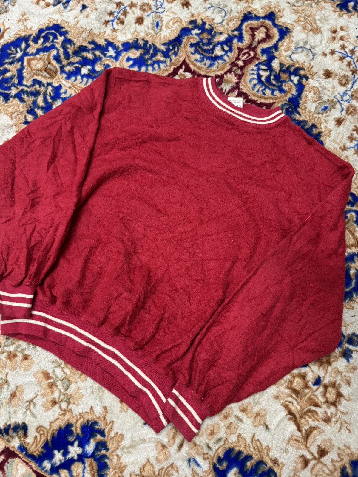 Hanes Vintage Hanes Plain Red Sweatshirt Size US M / EU 48-50 / 2 - 2 Thumbnail