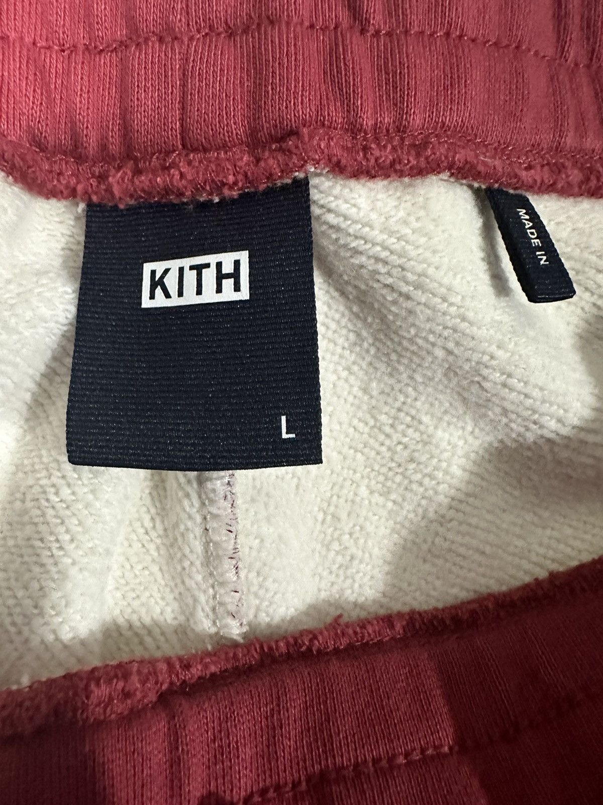Kith KITH DECONSTRUCTED BANDANA WILLIAMS I SWEATPANT - PYRE Size US 34 / EU 50 - 3 Thumbnail