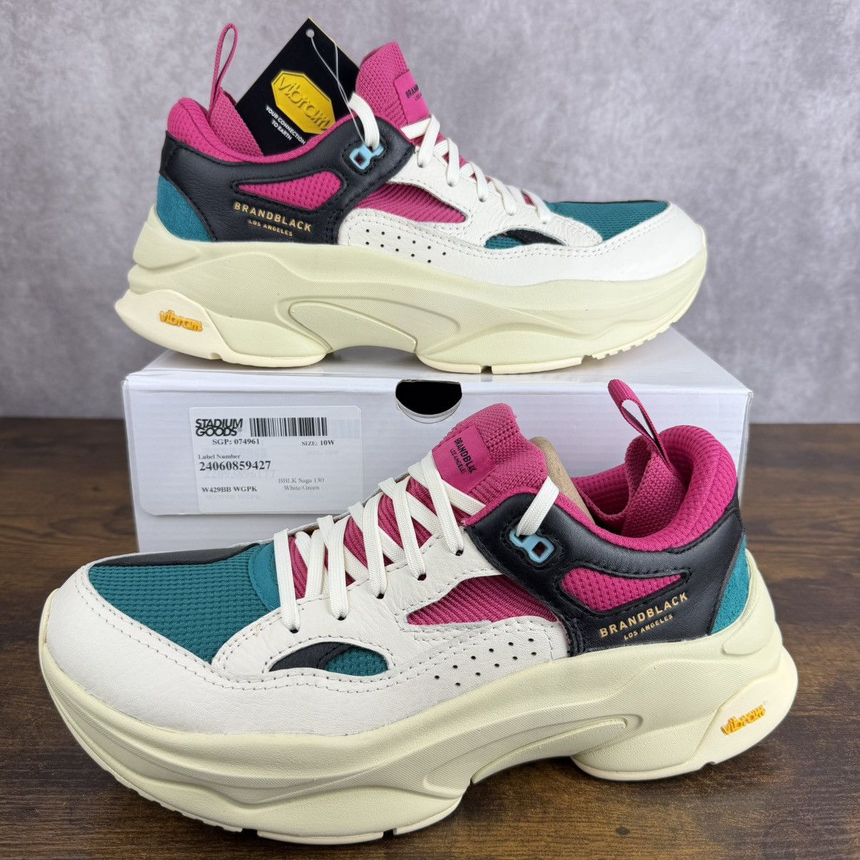 Brandblack NEW Brandblack Los Angeles Saga 130 White/GreenW429BB-WGPK Size US 10 / IT 40 - 2 Thumbnail