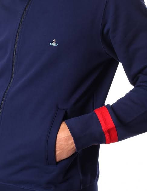 Vivienne Westwood Pr31 - Vivienne Westwood Navy Blue Zipped Hoodie Size US M / EU 48-50 / 2 - 7 Thumbnail