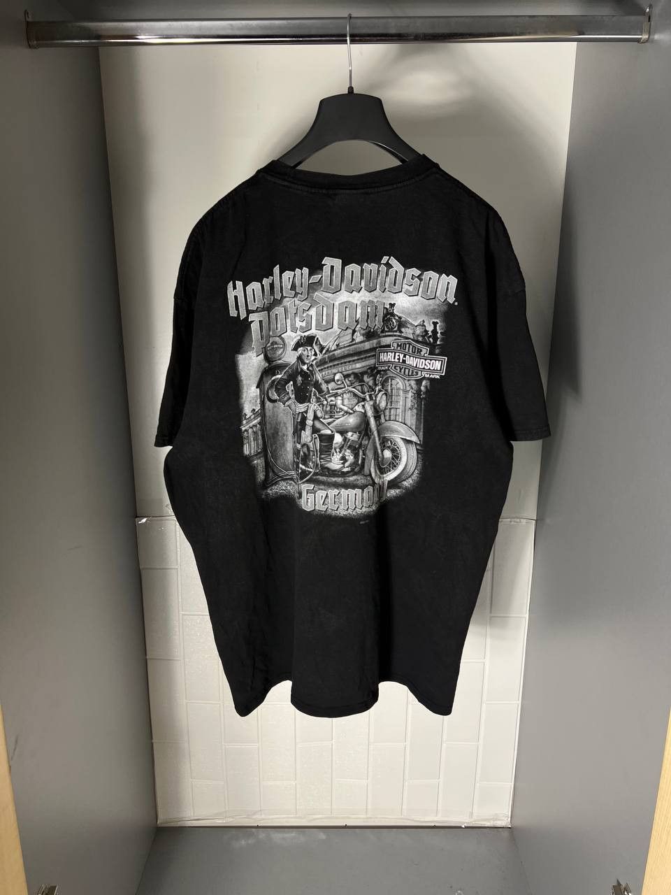 Harley Davidson VINTAGE HARLEY DAVIDSON MOTORCYCLE GERMANY T-SHIRT Y2K 90s Size US XXL / EU 58 / 5 - 1 Thumbnail