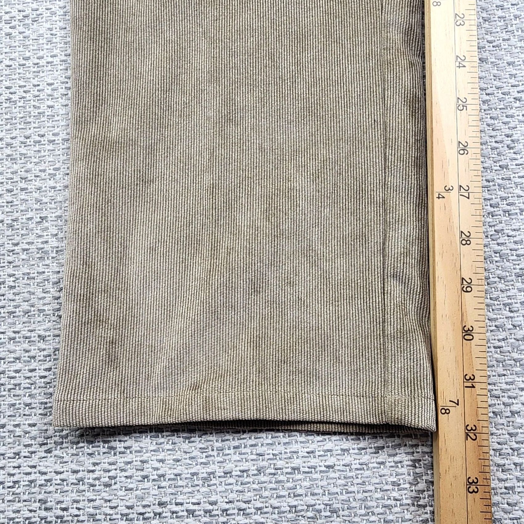 Peter Millar Peter Millar Pants Mens 32x32 Corduroy Flat Front Nanoluxe Casual Trousers Brown Tan Flat Front Pocket Solid Chino Regular Mens Size US 32 / EU 48 - 6 Thumbnail