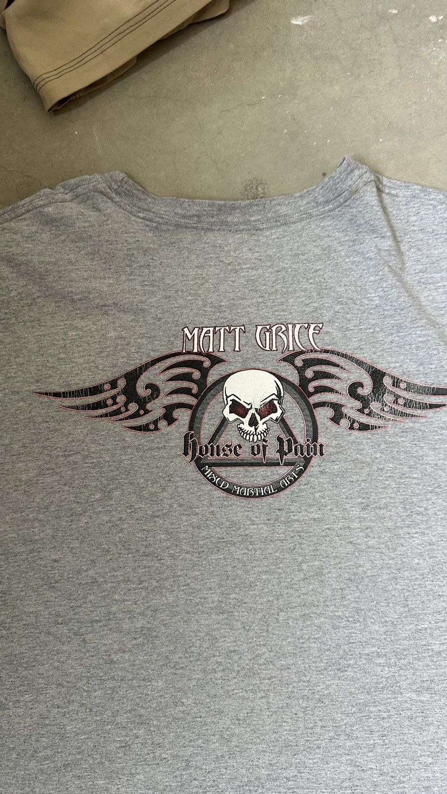 Vintage VINTAGE MMA MATT GRICE COMBAT TEE Size US XXL / EU 58 / 5 - 2 Thumbnail