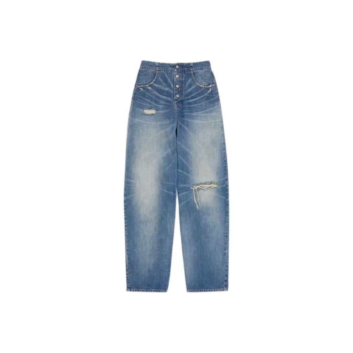 MM6 MM6 Maison Margiela Washed Blue Jeans Size 26 Size 26" / US 2 / IT 38 - 1 Thumbnail