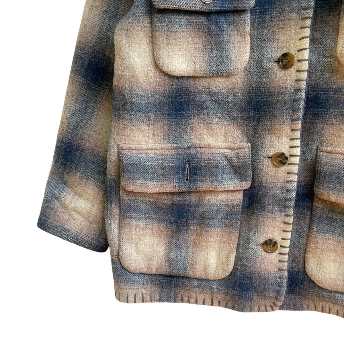 Woolrich Woolen Mills 💥Miss Creek Four Pocket Outdoor Clothes Shadow Plaid Warm Size M / US 6-8 / IT 42-44 - 4 Thumbnail