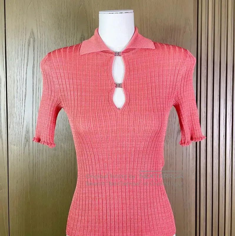 Chanel Chanel Brick Red Short Sleeve Top . Size S / US 4 / IT 40 - 3 Thumbnail