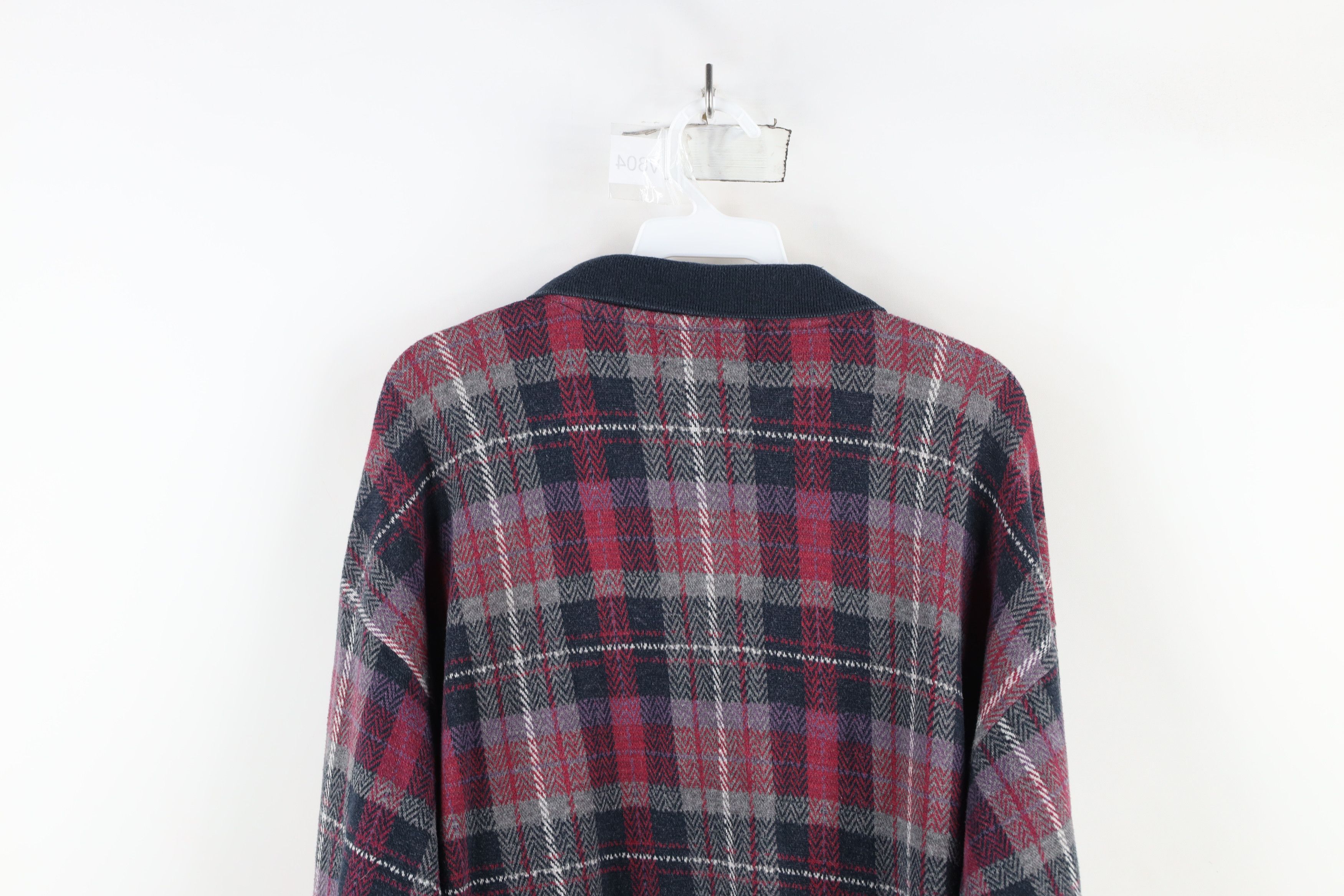 Vintage Vintage 90s Streetwear Heavyweight Long Sleeve Polo Shirt Size US XL / EU 56 / 4 - 10 Thumbnail