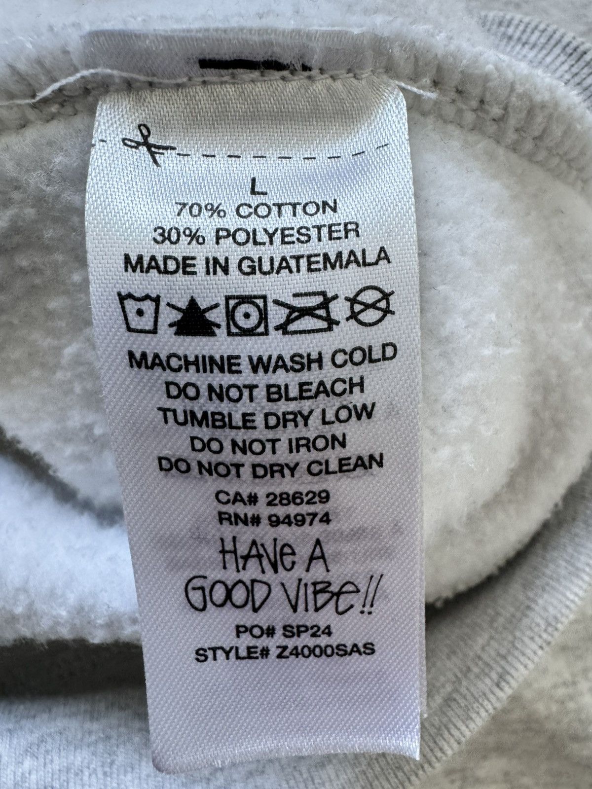 Stussy Stussy ss24 international crew hooded sweatshirt Size US L / EU 52-54 / 3 - 5 Thumbnail