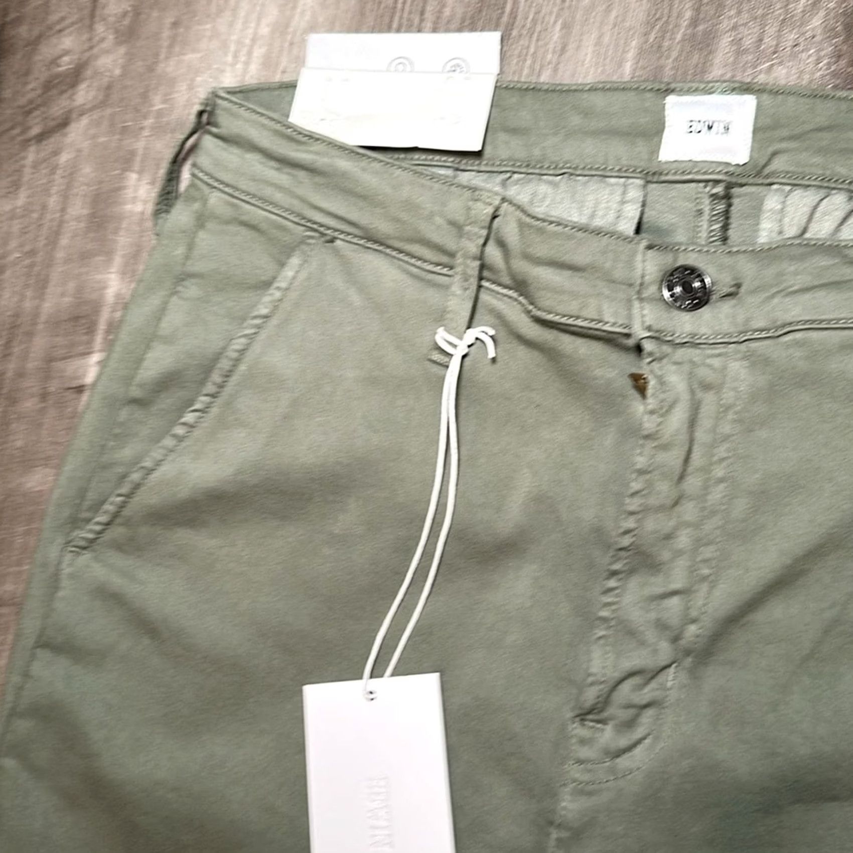 Edwin Edwin Chino Pants - 30 Men Regular 30 Inseam 33 Green Fern NWT Vintage? Size US 30 / EU 46 - 6 Thumbnail