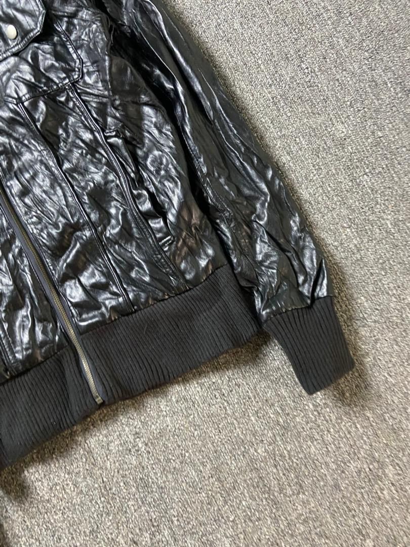 Japanese Brand Japanese Brand Full Zip Leather Jacket (182) Size US XXS / EU 40 - 7 Thumbnail