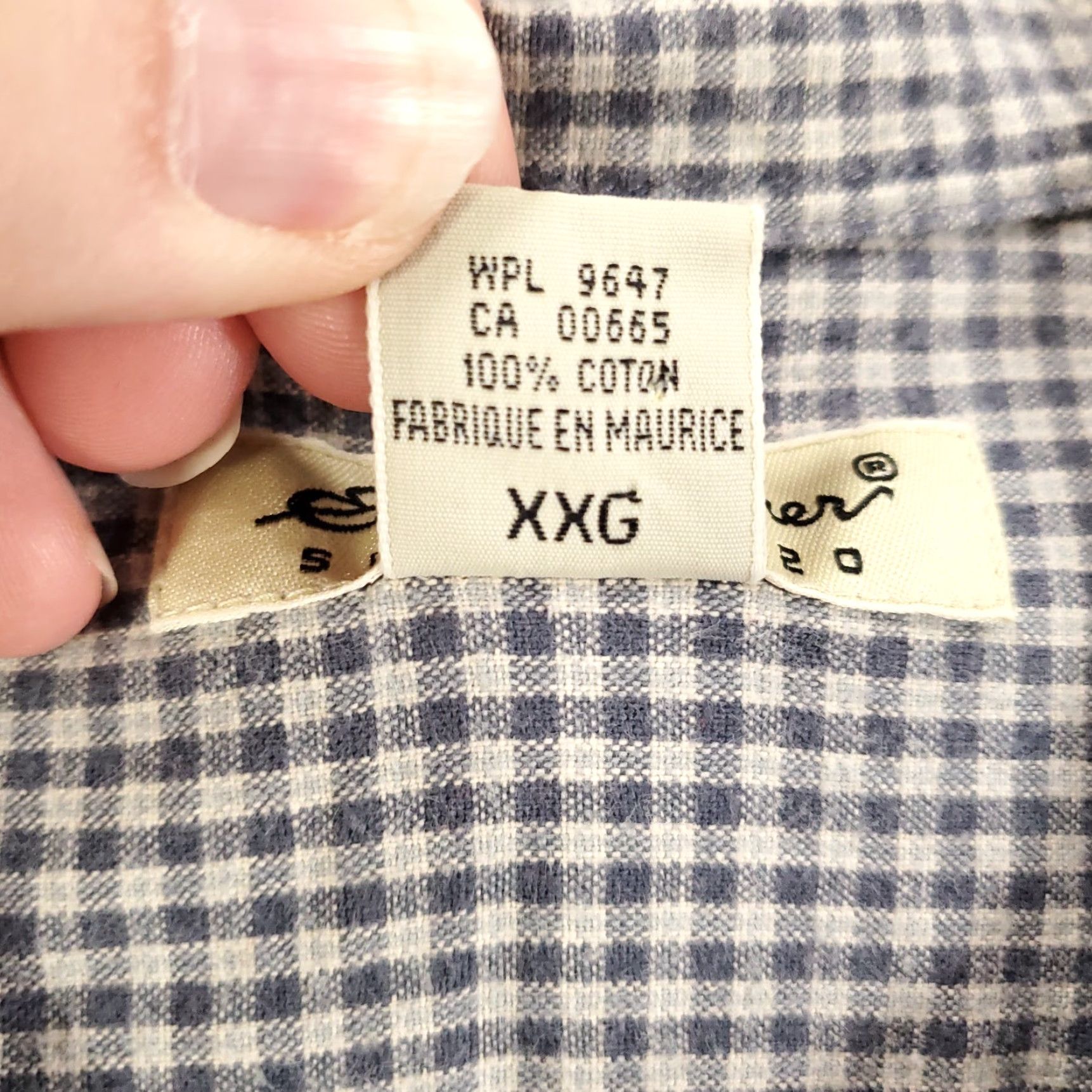 Eddie Bauer Eddie Bauer Womens Jacket 2XL Gingham Blue White Shirt Shacket Check Full Zip Size XXL / US 16-18 / IT 52-54 - 6 Thumbnail