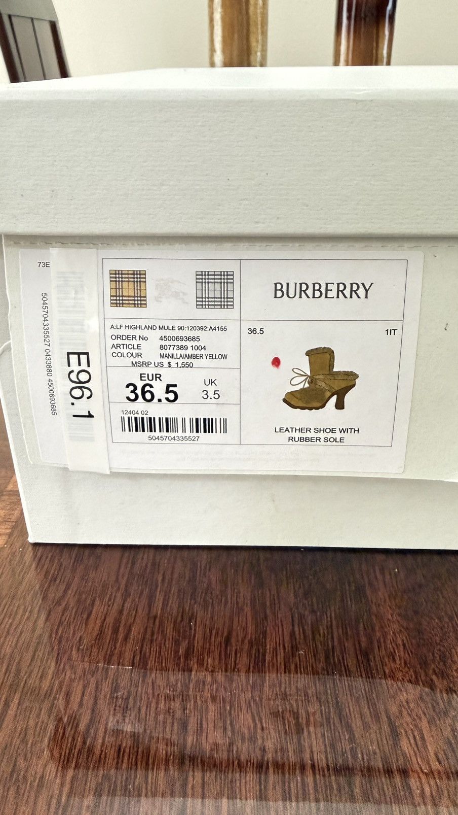 Burberry Burberry Heel Size US 6.5 / IT 36.5 - 6 Thumbnail