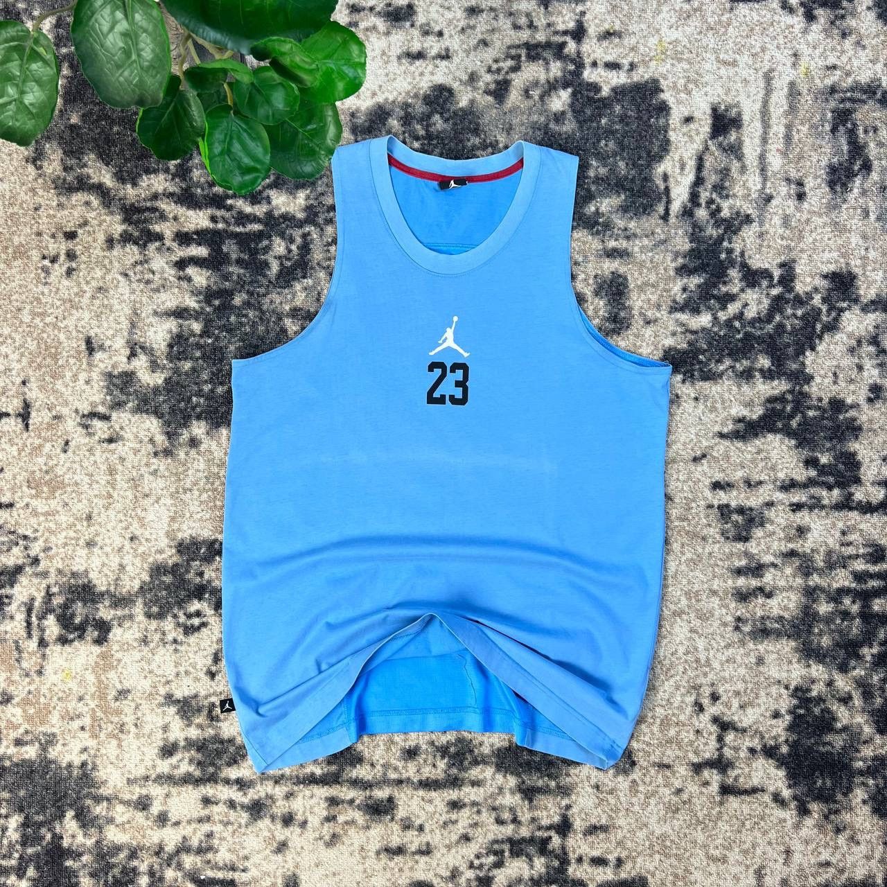 Jordan Brand Jordan Big Logo Vintage Y2K Tank Top Streetwear Style Size US L / EU 52-54 / 3 - 2 Thumbnail