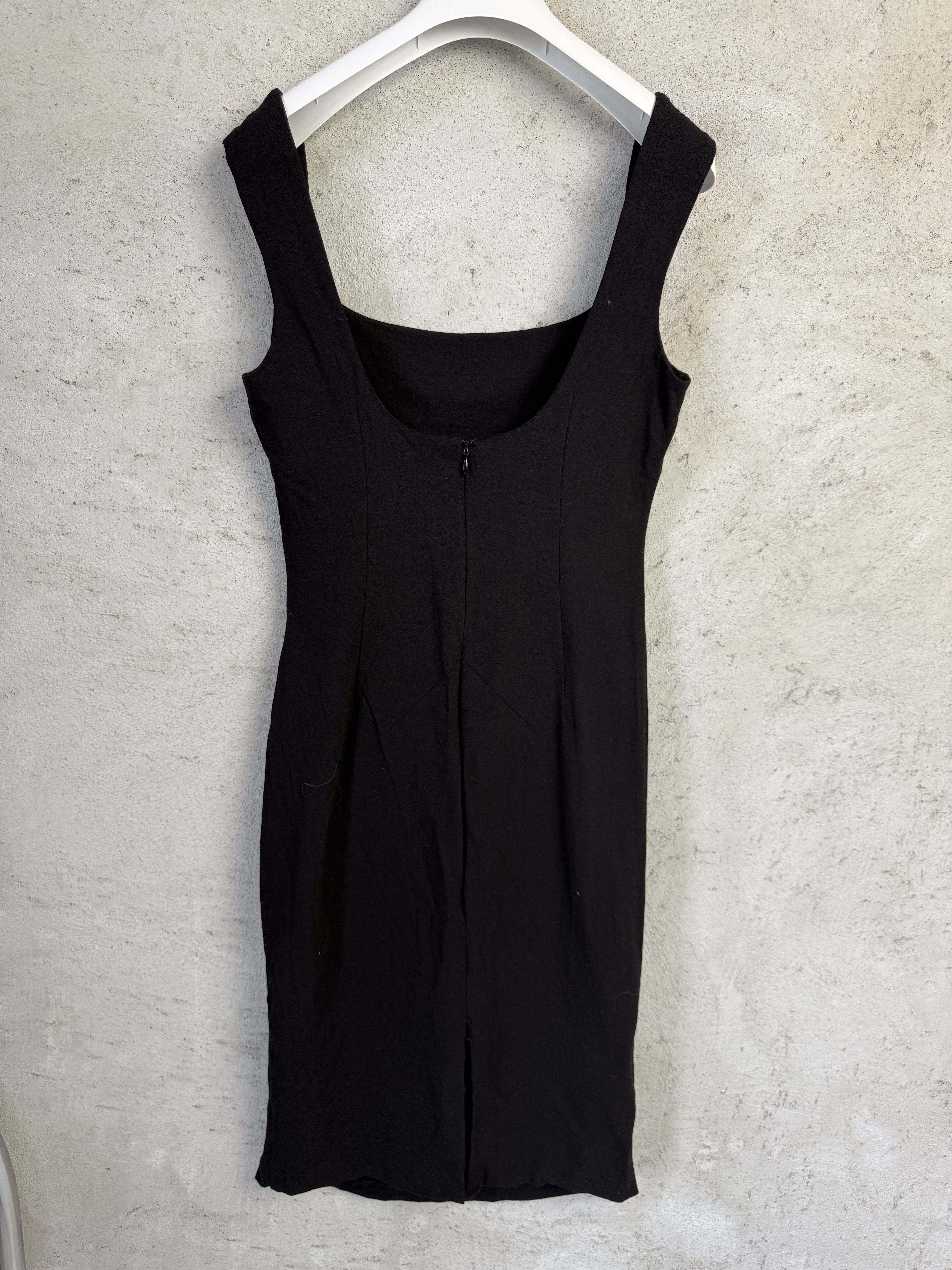 Dolce & Gabbana D&G Dolce & Gabbana mini viscose wool mini dress Size M / US 6-8 / IT 42-44 - 3 Thumbnail