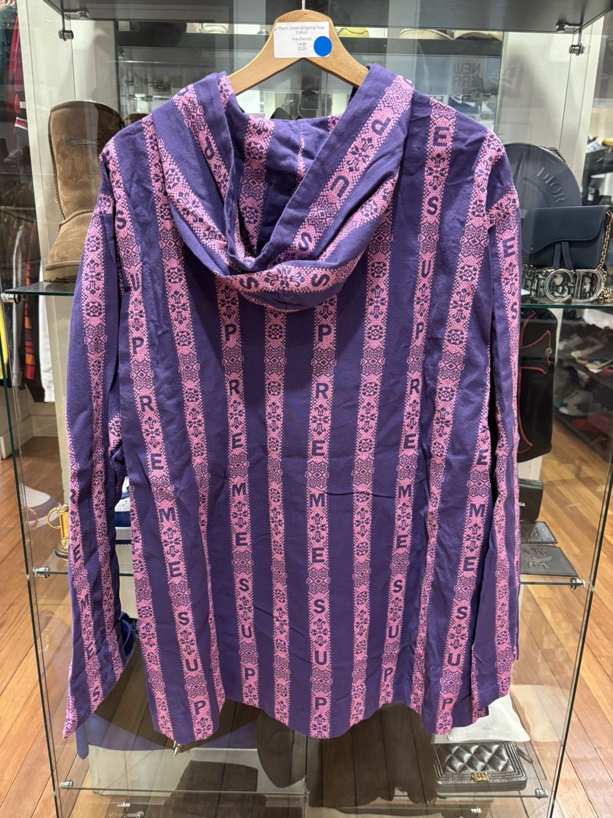 Supreme Supreme Baja Hooded Shirt Light Purple Size US XL / EU 56 / 4 - 2 Thumbnail