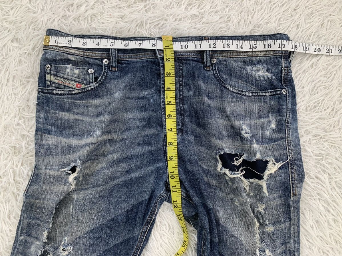 Diesel Distress Diesel Tepphar Slim Carrot Denim Pant Size US 35 - 17 Thumbnail