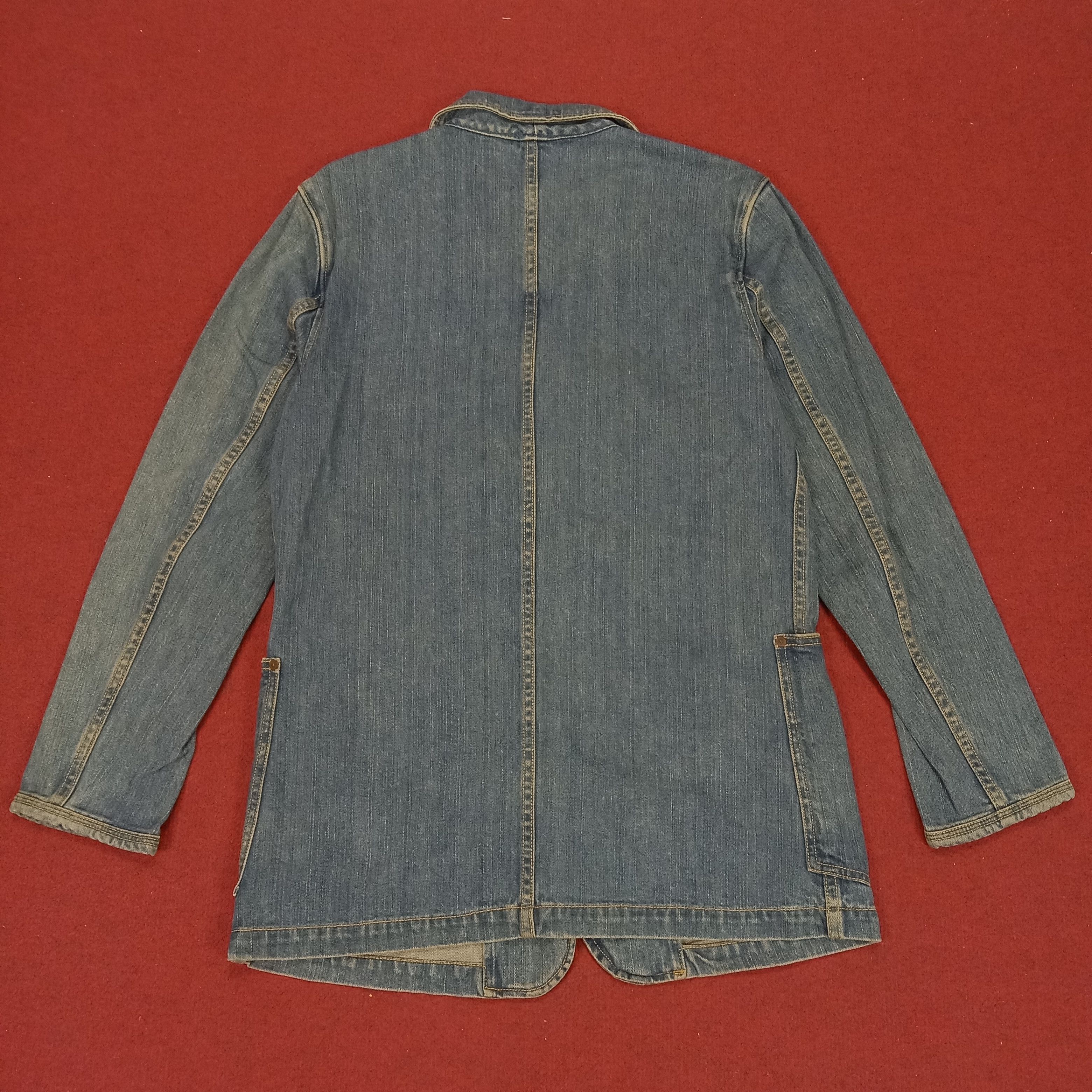 Levi's × Vintage Levis Nice Design Casual Style Blazers Denim Jacket Size 38R - 4 Thumbnail