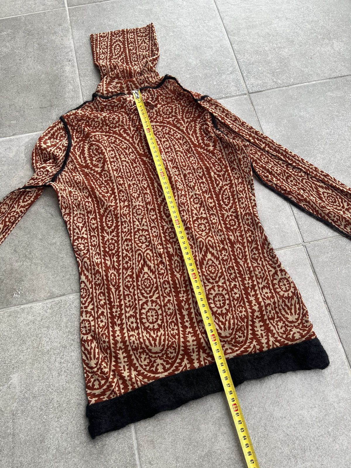 Jean Paul Gaultier Jean paul gaultier 1990’s turtleneck mesh top tribal tatoo Size M / US 6-8 / IT 42-44 - 9 Thumbnail