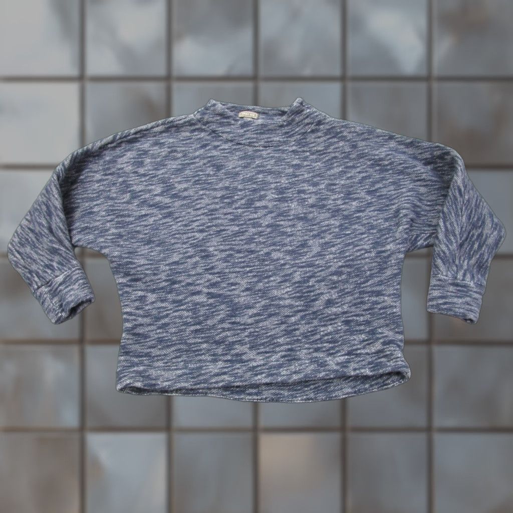 Vintage VINTAGE Point Sur Sweater Womens M Blue Knit Mock Quiet Luxury Old Money Modest Minimal Size M / US 6-8 / IT 42-44 - 1 Thumbnail