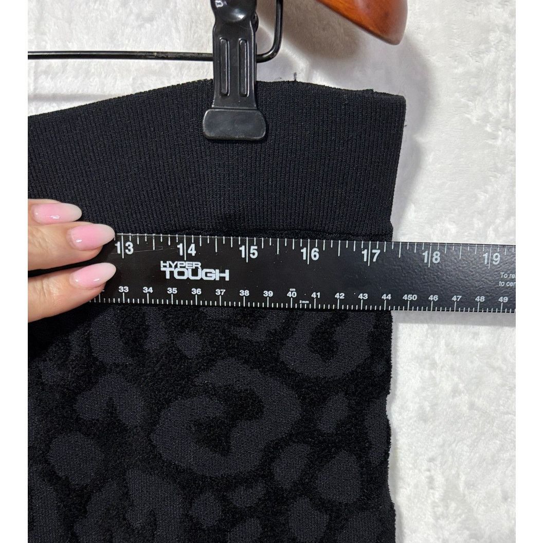 Burberry BURBERRY London Women's Black Bodycon Sweater Skirt | XL Size 38" / US 16 / IT 52 - 6 Thumbnail