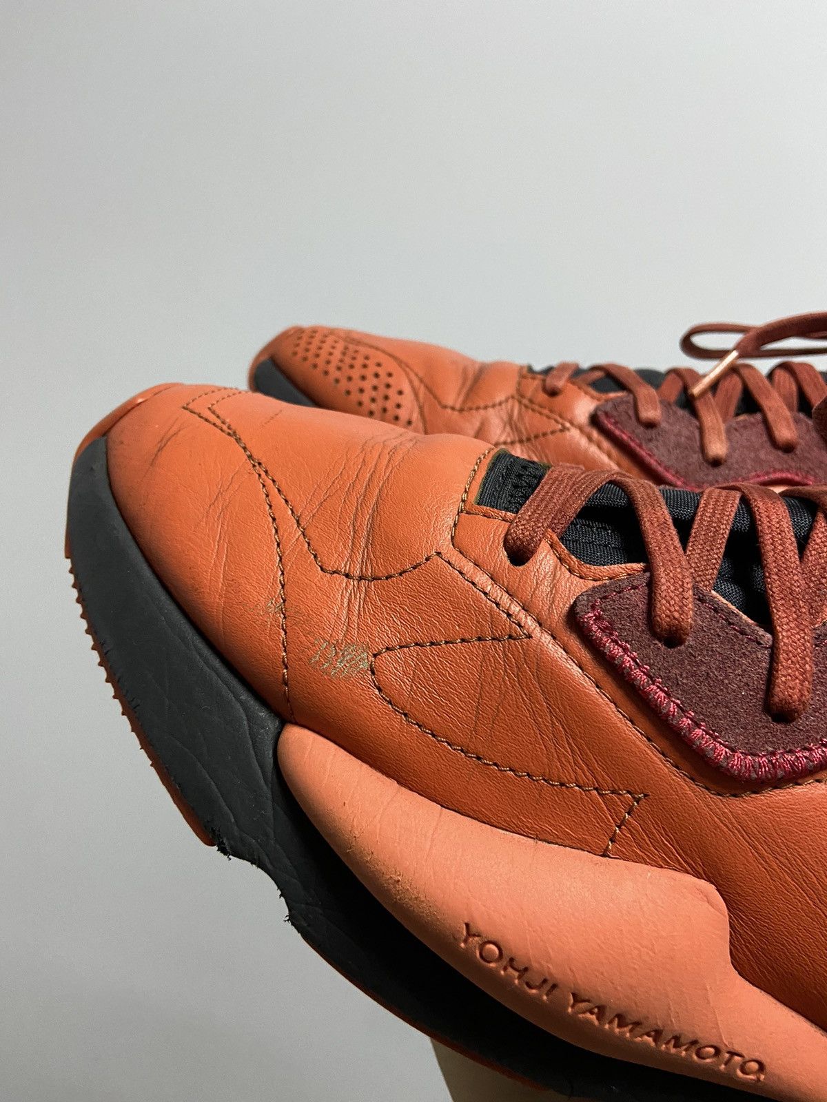 Yohji Yamamoto Yohji Yamamoto 🖤🧡 kaiwa Y 3 Vintage Sneakers Logo Size US 11 / EU 44 - 13 Thumbnail