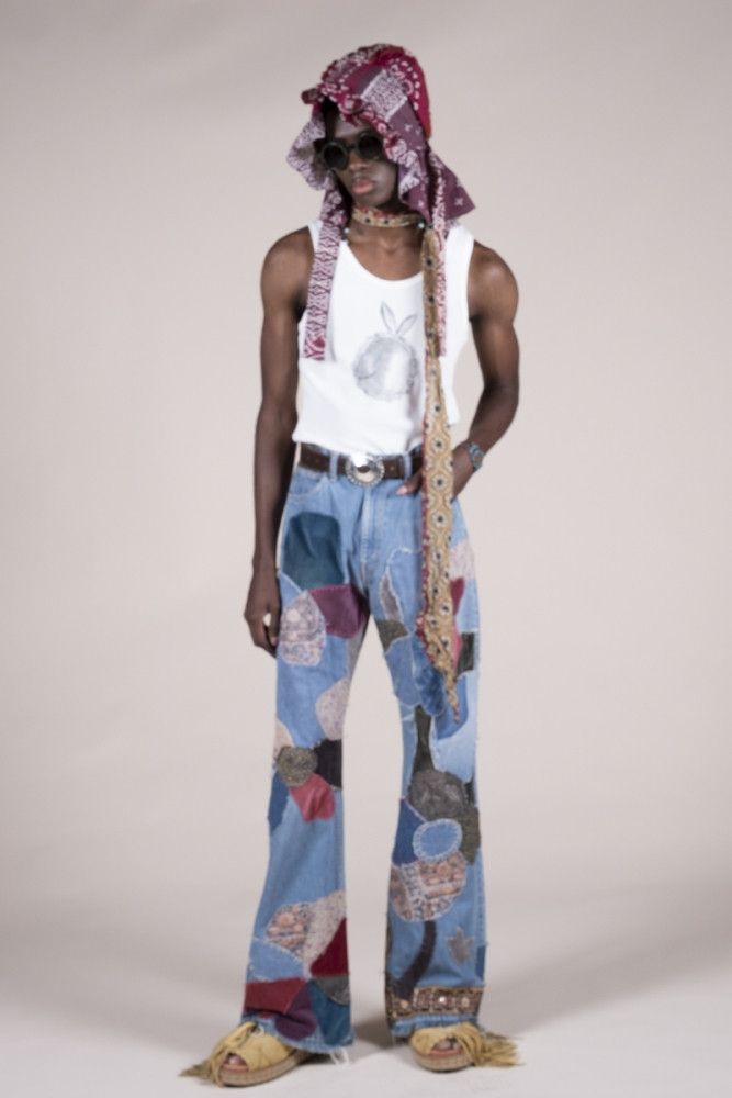 Kapital KAPITAL 14oz denim flare jeans hippie insane remake denim Size US 34 / EU 50 - 14 Thumbnail