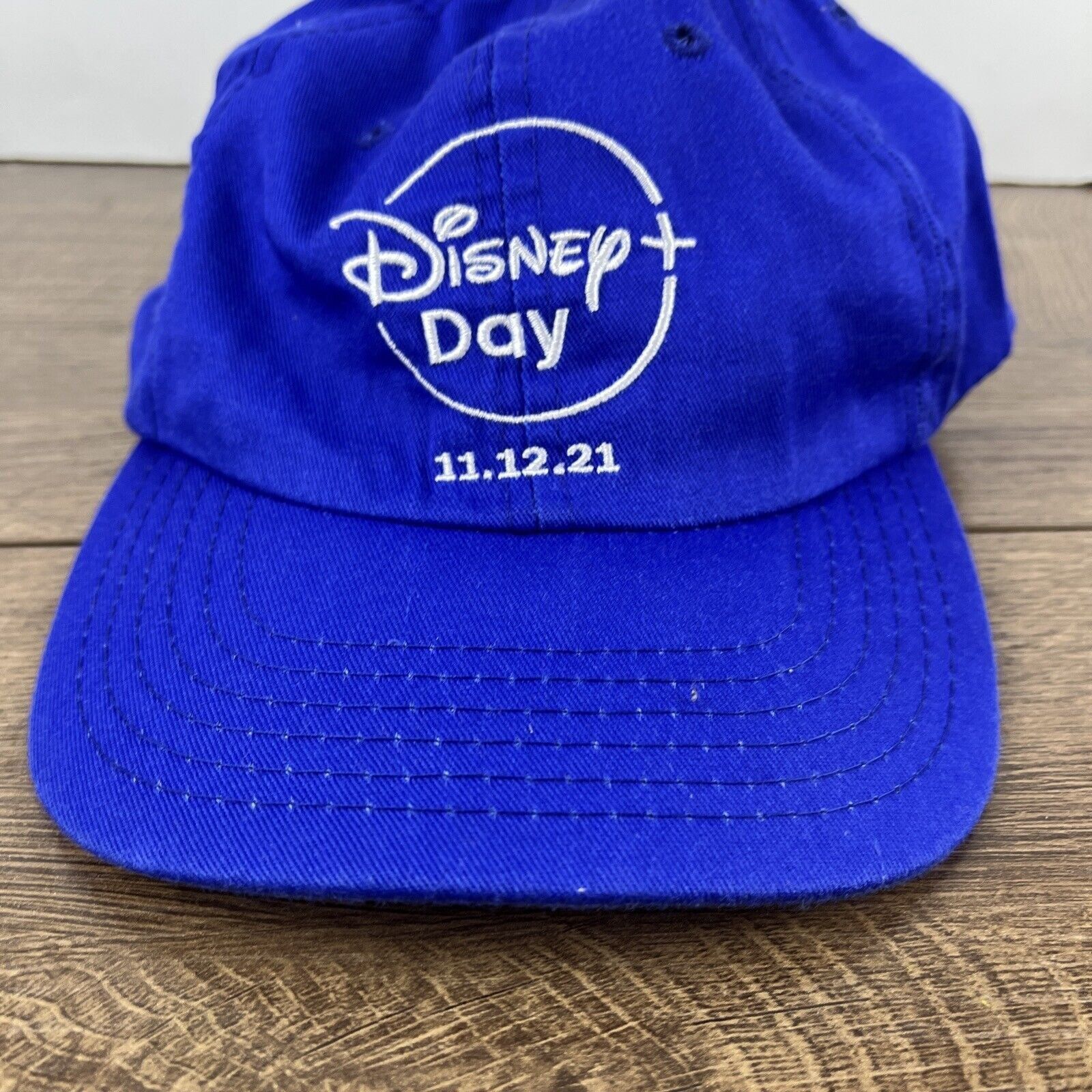 Disney Disney Day 2021 Hat Blue Hat Adjustable Adult Size Hat Cap Size ONE SIZE - 5 Thumbnail