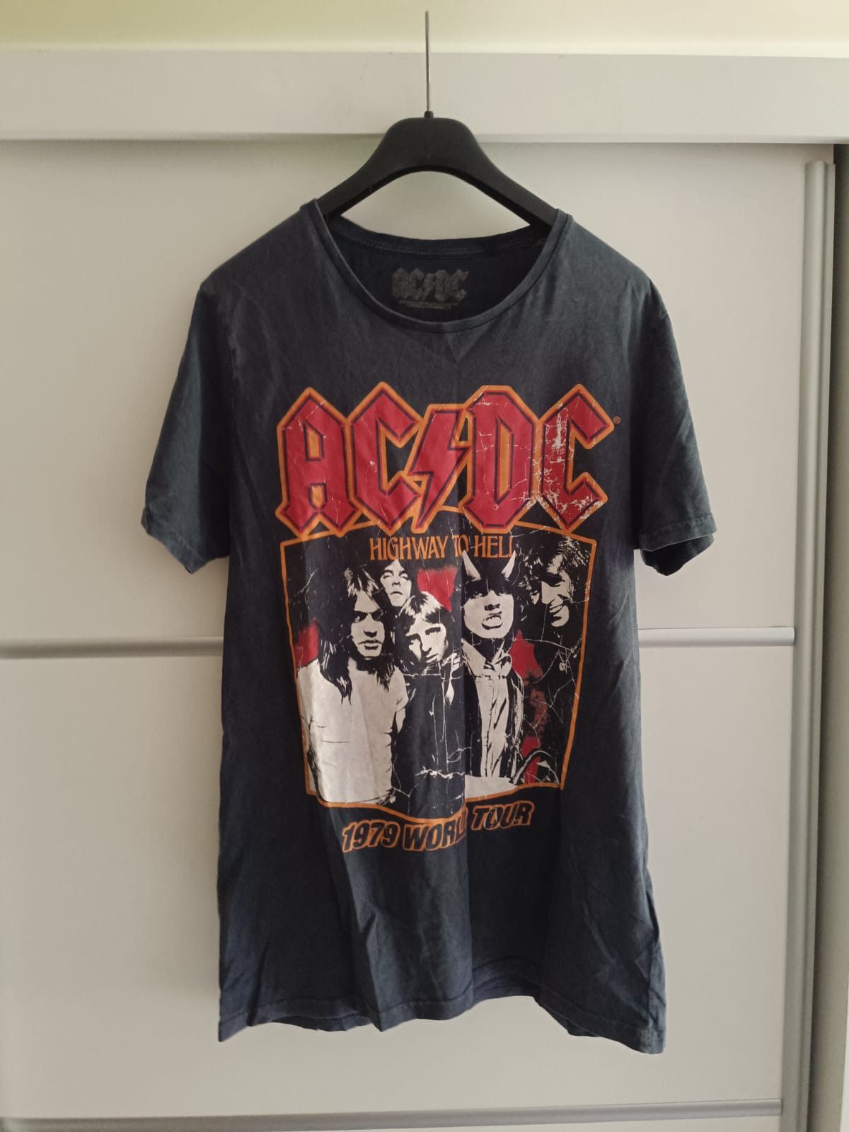 AC/DC × Vintage Rock T-shirt AC/DC Tour 1979 World Size US L / EU 52-54 / 3 - 1 Thumbnail