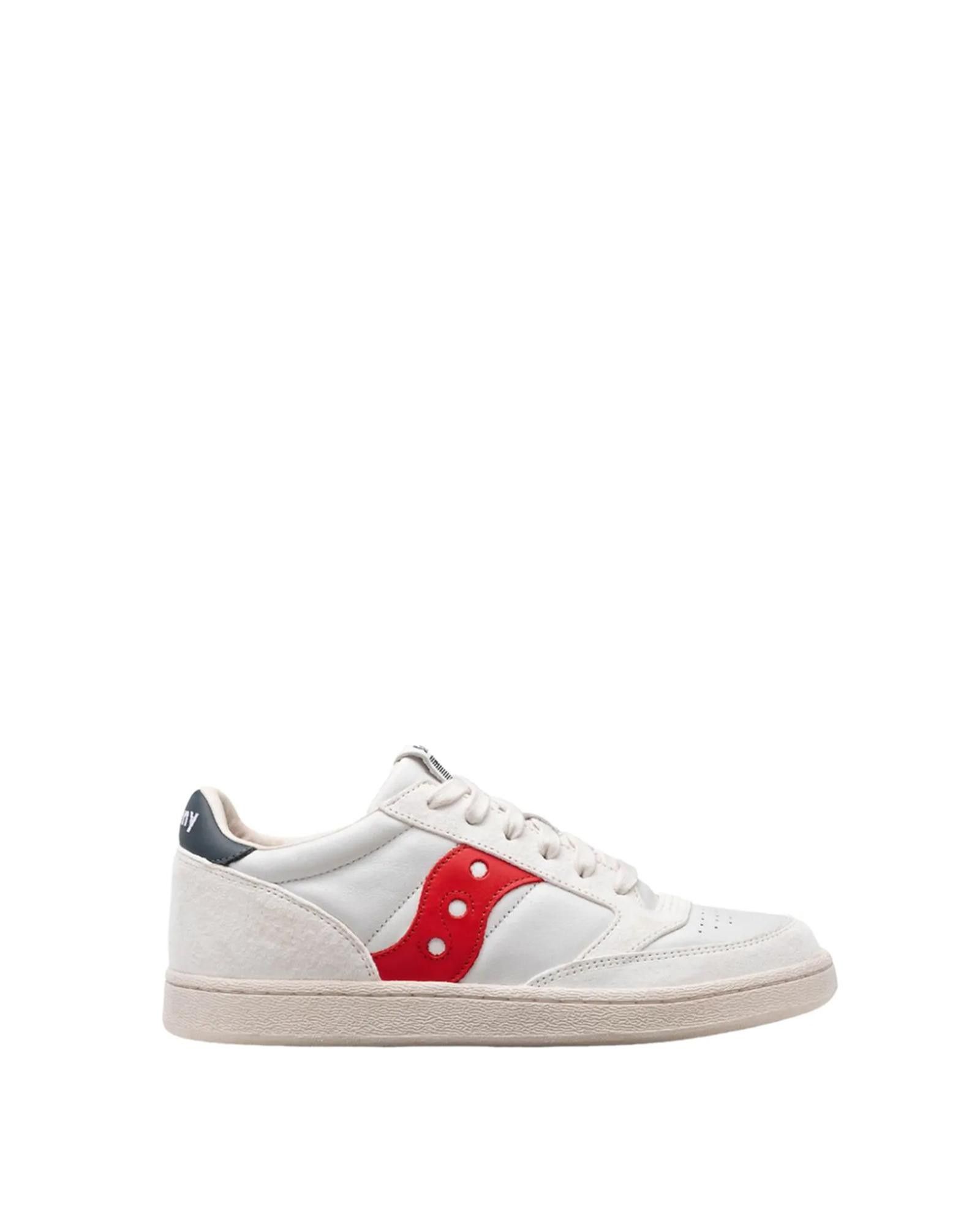 image of Saucony Suede And Synthetic Sneakers With Rubber Sole in White, Men's (Size 15)