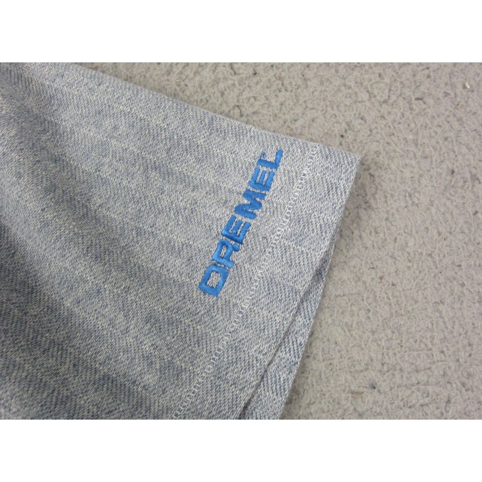 Vintage Vintage Cal Shirt Adult 2XL Blue Gray Henley Cotton Made in USA Ribbed 90s T Size US XXL / EU 58 / 5 - 4 Thumbnail